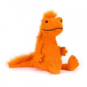 Jellycat Cruz Crested Newt 33cm x 10cm x 25cm Animals Orange | Deutschland 896-FLAYJS