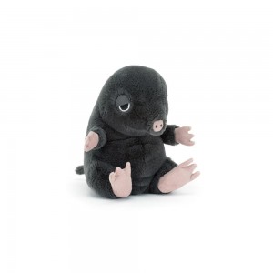 Jellycat Cuddlebud Morgan Mole 16cm x 10cm x 8cm Animals Schwarz | Deutschland 359-GTWLQE