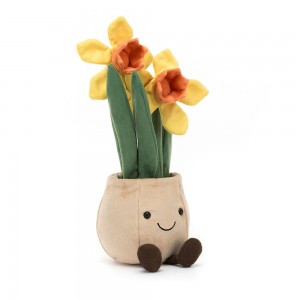 Jellycat Daffodil Pot 29cm x 11cm x 11cm Amuseables Gelb | Deutschland 183-TZBQUA