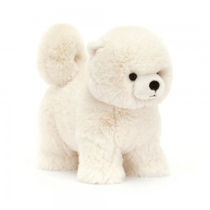Jellycat Daphne Pomeranian 24cm x 13cm x 26cm Animals Weiß | Deutschland 562-ESPWVK