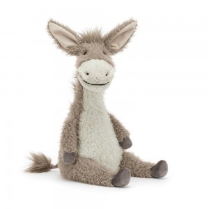 Jellycat Dario Donkey 36cm x 17cm x 15cm Animals Grau | Deutschland 062-XNGYTD