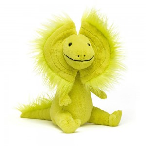 Jellycat Davey Dilophosaurus 27cm x 12cm x 24cm Animals Grün | Deutschland 093-YVUXAS