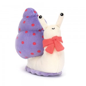 Jellycat Escarfgot 15cm x 8cm x 12cm Animals Lila | Deutschland 189-LIHGBO