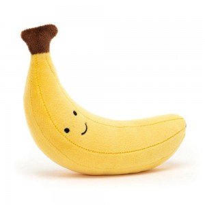 Jellycat Fabulous Fruit Banana 17cm x 10cm x 5cm Amuseables Gelb | Deutschland 029-GQLYTH
