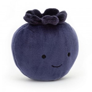 Jellycat Fabulous Fruit Blueberry 9cm x 9cm x 6cm Amuseables Blau | Deutschland 413-DTGNHJ