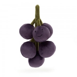 Jellycat Fabulous Fruit Grapes 17cm x 9cm x 9cm Amuseables Lila | Deutschland 162-HGDVFC