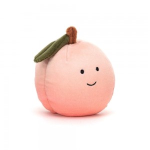 Jellycat Fabulous Fruit Peach 9cm x 8cm x 8cm Amuseables Rosa | Deutschland 287-WIBVTC