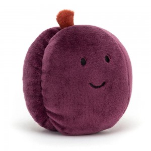 Jellycat Fabulous Fruit Plum 6cm x 7cm x 6cm Amuseables Lila | Deutschland 306-HQGVCA