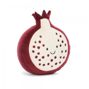Jellycat Fabulous Fruit Pomegranate 9cm x 9cm x 5cm Amuseables Rot | Deutschland 143-EVQCLF