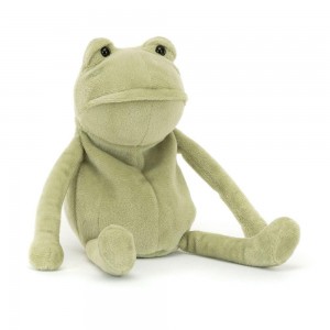 Jellycat Fergus Frog 18cm x 7cm x 7cm Animals Grün | Deutschland 948-HNODTG