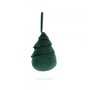 Jellycat Festive Folly Christmas Tree 17cm x 7cm x 7cm Amuseables Grün | Deutschland 967-BEXHGN