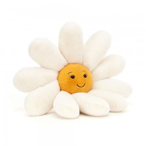 Jellycat Fleury Daisy 6cm x 22cm x 22cm Amuseables Weiß | Deutschland 806-PFXOWM