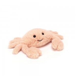 Jellycat Fluffy Crab 4cm x 9cm x 5cm Animals Orange | Deutschland 042-FTWUHV