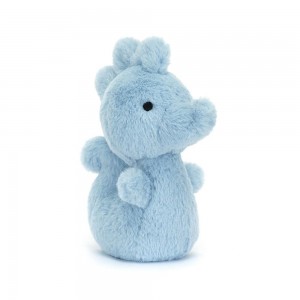 Jellycat Fluffy Seahorse 12cm x 4cm x 6cm Animals Blau | Deutschland 491-GIAQBY