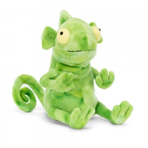 Jellycat Frankie Frilled-Neck Lizard 25cm x 10cm x 15cm Animals Grün | Deutschland 617-TRUFYH