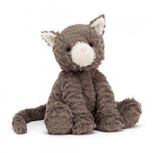 Jellycat Fuddlewuddle Cat 9.1in x 5.1in x 3.5in Animals Grau | Deutschland 083-XIJVTB