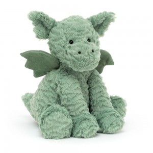 Jellycat Fuddlewuddle Dragon 9.1in x 5.1in x 3.5in Animals Grün | Deutschland 284-ATSUCO