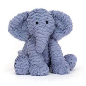 Jellycat Fuddlewuddle Elephant 23cm x 13cm x 9cm Animals Blau | Deutschland 791-QOKWUF