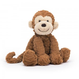 Jellycat Fuddlewuddle Monkey 23cm x 13cm x 9cm Animals Braun | Deutschland 637-KOYTNP