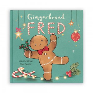 Jellycat Gingerbread FBook 25cm x 25cm x 1cm Baby & Books Braun | Deutschland 836-WASNBE