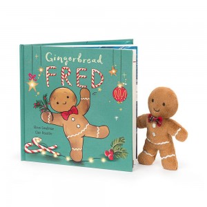 Jellycat Gingerbread FBook and Jolly Gingerbread FOriginal Discover Braun | Deutschland 317-VRBUED