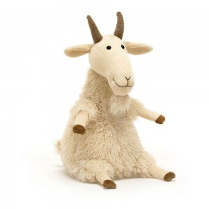 Jellycat Ginny Goat 28cm x 14cm x 12cm Animals Weiß | Deutschland 485-OMTNDG