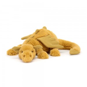Jellycat Golden Dragon 12cm x 14cm x 50cm Animals Gelb | Deutschland 687-VDAOFE