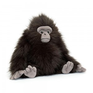 Jellycat Gomez Gorilla 34cm x 20cm x 18cm Animals Schwarz | Deutschland 746-AVUZTY