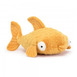 Jellycat Gracie Grouper Fish 10cm x 16cm x 26cm Animals Gelb | Deutschland 019-KHTQMZ