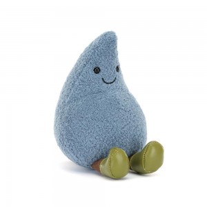 Jellycat Happy Raindrop 13cm x 9cm x 9cm Amuseables Blau | Deutschland 293-KLTQVU