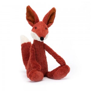 Jellycat Harkle Fox 35cm x 9cm x 9cm Animals Orange | Deutschland 386-RQLTDC