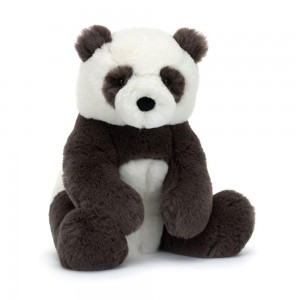 Jellycat Harry Panda Cub 28cm x 14cm x 11cm Animals Schwarz | Deutschland 024-VCZMKN