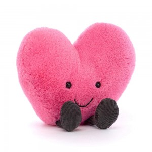 Jellycat Hot Heart 11cm x 12cm x 4cm Amuseables Rosa | Deutschland 875-VCMOYD