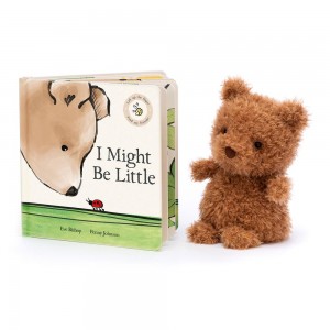Jellycat I Might Be Little Book and Little Bear Baby & Books Braun | Deutschland 896-WPYZHN