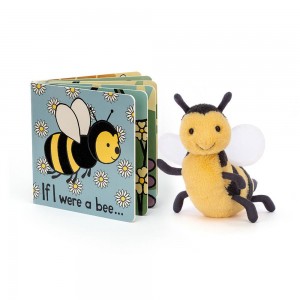 Jellycat If I Were A Bee Book and Brynlee Bee Baby & Books Gelb | Deutschland 530-ZRNBAS