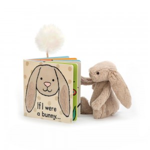 Jellycat If I Were A Bunny Book and Bashful Bunny Small Baby & Books Beige | Deutschland 851-RYNQWO