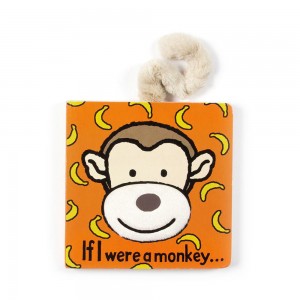 Jellycat If I Were A Monkey Board Book 15cm x 15cm x 2cm Baby & Books Braun | Deutschland 456-TLVDCM