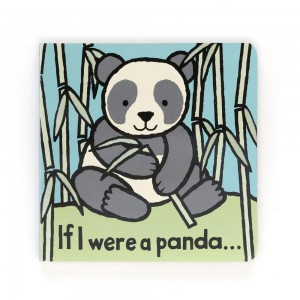 Jellycat If I Were A Panda Board Book 15cm x 15cm x 2cm Baby & Books Schwarz | Deutschland 052-PGXCLS