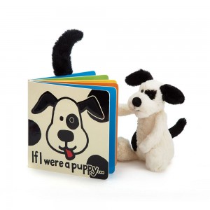 Jellycat If I Were A Puppy Book and Bashful Puppy Small Baby & Books Weiß | Deutschland 317-ZTQRJO