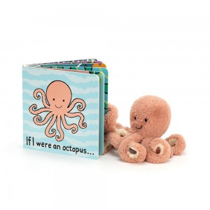 Jellycat If I Were An Octopus Book and Odell Octopus Tiny Baby & Books Orange | Deutschland 495-YUEAVL