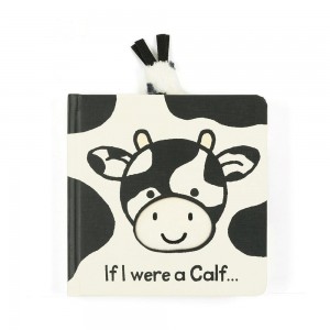 Jellycat If I Were a Calf Board Book 16cm x 16cm x 2cm Baby & Books Weiß | Deutschland 461-ZQCRNX