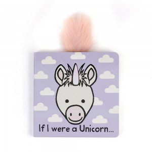 Jellycat If I Were a Unicorn Board Book 15cm x 15cm x 2cm Baby & Books Lila | Deutschland 376-PXIRCM
