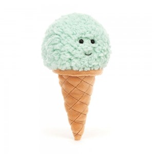 Jellycat Irresistible Ice Cream Mint 17cm x 8cm x 7cm Amuseables Grün | Deutschland 708-GXPUKE