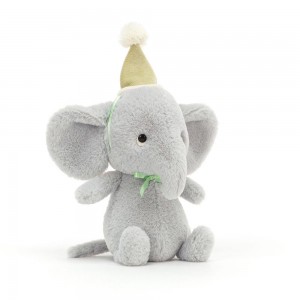 Jellycat Jollipop Elephant 22cm x 9cm x 8cm Animals Grau | Deutschland 813-SZVTAO