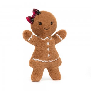 Jellycat Jolly Gingerbread Ruby 18cm x 9cm x 2cm Amuseables Braun | Deutschland 347-WLTZHY