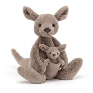Jellycat Kara Kangaroo 36cm x 13cm x 32cm Animals Braun | Deutschland 952-DLXZCH