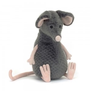 Jellycat Lachlan Sad Rat 27cm x 12cm x 12cm Animals Grau | Deutschland 052-NQIMAB