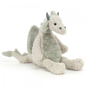 Jellycat Lallagie Dragon 13.8in x 5.1in x 5.1in Animals Grün | Deutschland 931-GDSITB
