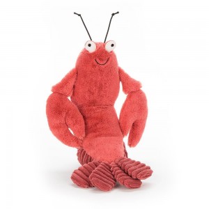 Jellycat Larry Lobster 34cm x 10cm x 12cm Animals Rot | Deutschland 392-BLSRDQ