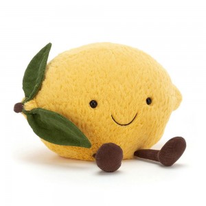 Jellycat Lemon 20cm x 25cm x 13cm Amuseables Gelb | Deutschland 320-RJSYCW